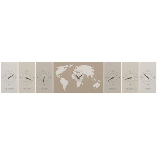 Contemporary clock - Cosmo - Calleadesign snc di L. Callea e C - wall-mounted / analog / wooden
