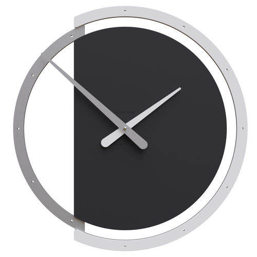 Contemporary clock - Zaki - Calleadesign snc di L. Callea e C - wall-mounted / analog / aluminum
