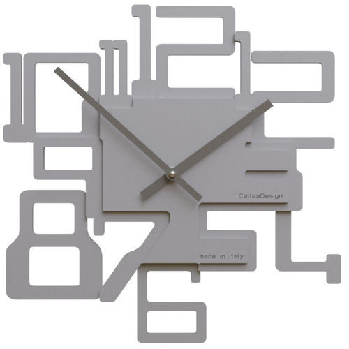 Contemporary clock - Kron - Calleadesign snc di L. Callea e C - wall-mounted / analog / aluminum
