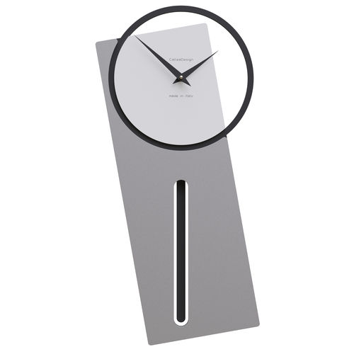 Contemporary clock - Sherlock - Calleadesign snc di L. Callea e C - wall-mounted / analog / aluminum
