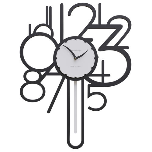 Contemporary clock - Joseph - Calleadesign snc di L. Callea e C - wall-mounted / analog / aluminum