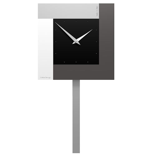 Contemporary clock - Stripes - Calleadesign snc di L. Callea e C - wall-mounted / analog / aluminum