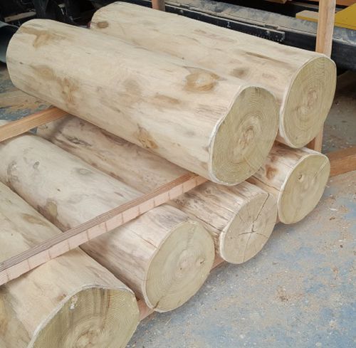landscaping round timber - Woodspars