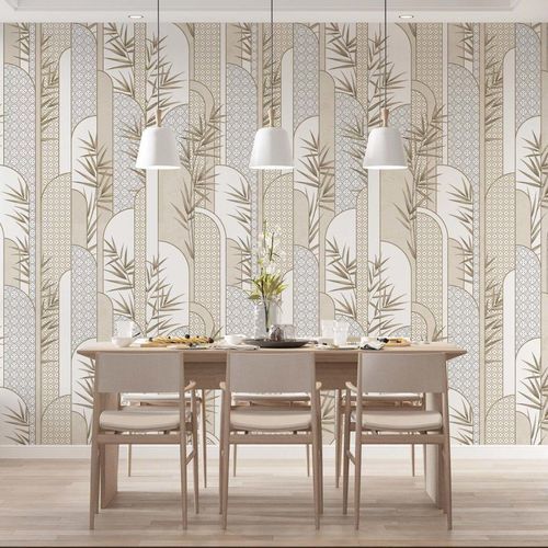 Contemporary wallpaper - ARCHES BOTANIQUES - Kam et Leon - nonwoven fabric / vinyl / floral