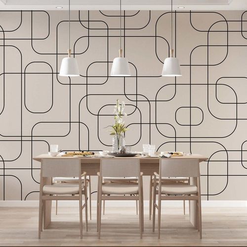 Contemporary wallpaper - Kam et Leon - cardboard / vinyl / PVC