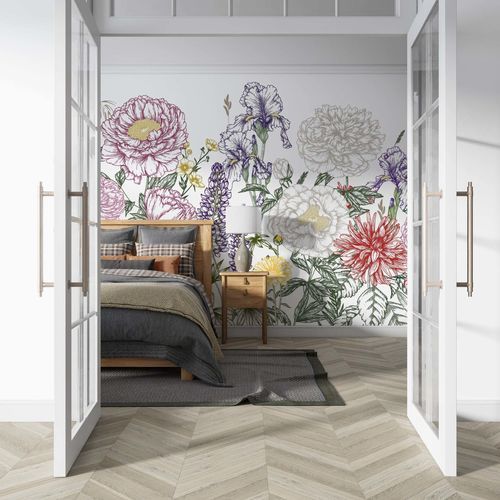 Contemporary wallpaper - TENDANCE - Kam et Leon - nonwoven fabric / plastic / vinyl