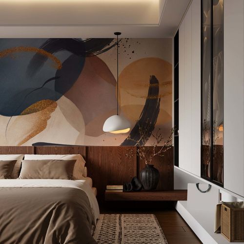 Classic wallpaper - Kam et Leon - patterned / striped / geometric