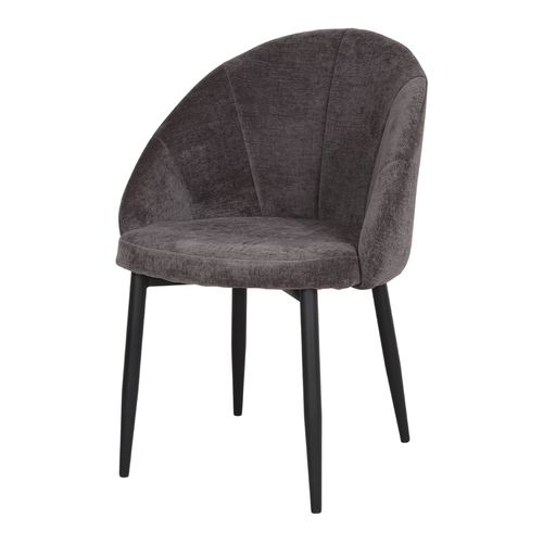 Contemporary chair - KUBALA - MisterWils - indoor / fabric / steel base