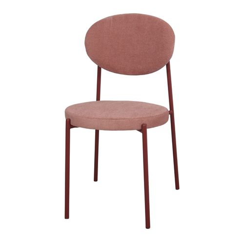 Contemporary chair - CAVALETO  - MisterWils - indoor / fabric / steel base