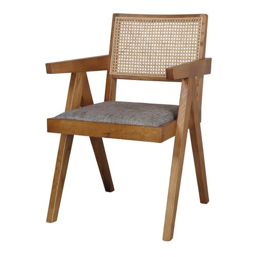 Traditional chair - BALFORD - MisterWils - indoor / fabric / rattan