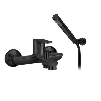 Mixer for bathtubs mixer tap - WN 10 NO - KELLER TAPS - wall-mounted / stainless steel / bathroom