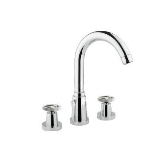Washbasin mixer tap - AT 20 CAO - KELLER TAPS - countertop / stainless steel / bathroom