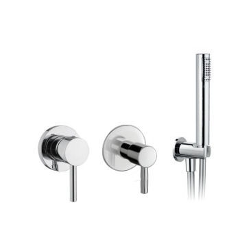 Mixer for bathtubs mixer tap - SA 48 - KELLER TAPS - wall-mounted / stainless steel / bathroom