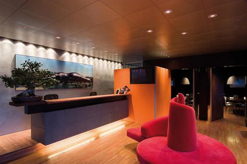 Metal suspended ceiling - CBI EUROPE - tile / acoustic / perforated