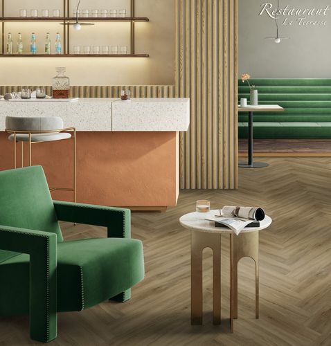 Vinyl flooring - CREATION 55 HERRINGBONE  - Gerflor - Contract Sport & Contract Flooring - indoor / for living rooms / for office
