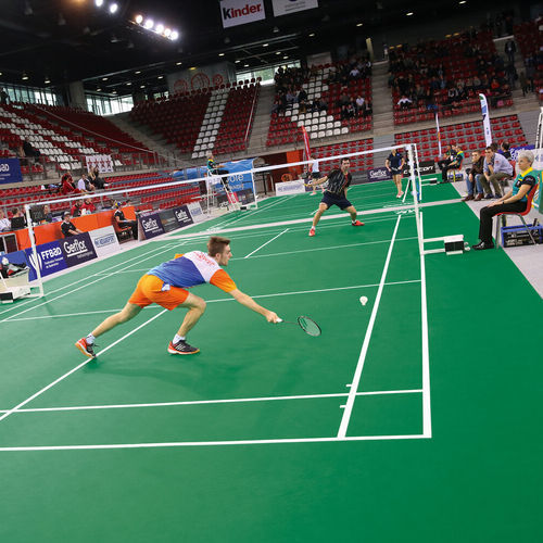 Portable sports flooring - TARAFLEX® BADMINTON - Gerflor - Contract Sport & Contract Flooring - indoor / vinyl / fiberglass
