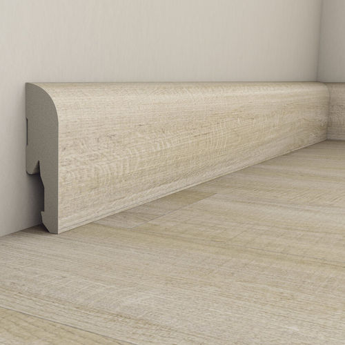 White baseboard - DESIGN  - Gerflor - Contract Sport & Contract Flooring - beige / gray / black