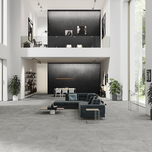 Porcelain stoneware tile - VEIL - CERAMICHE CAESAR - matte / natural finish / brushed