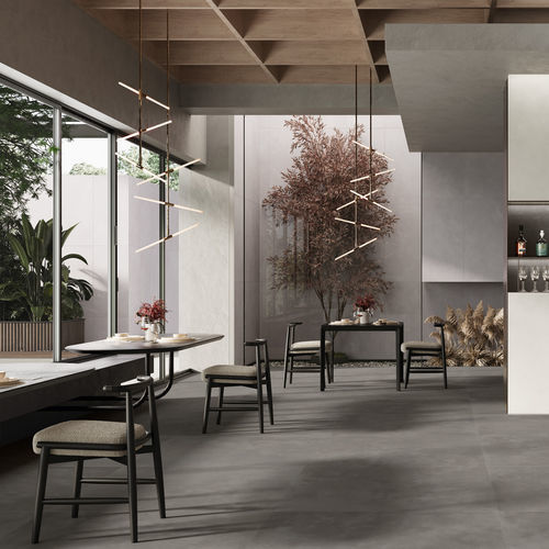 Porcelain stoneware tile - LEVITY - CERAMICHE CAESAR - matte / natural finish / smooth