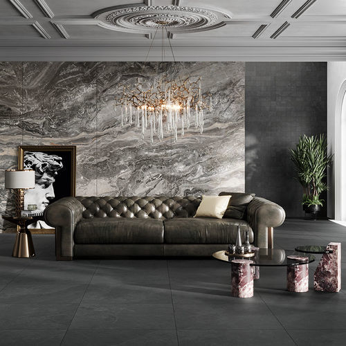 Porcelain stoneware tile - DARK - CERAMICHE CAESAR - matte / indoor / outdoor