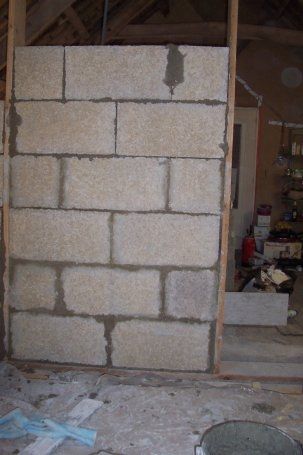 Hemp concrete block - CHANVRIBLOC - TECHNICHANVRE - for wall / for partition wall / high-performance