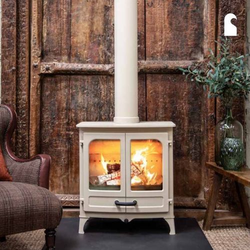 Charcoal heating stove - ISLAND II - CHARNWOOD - wood / 5 kW...10 kW / 10  kW...20 kW