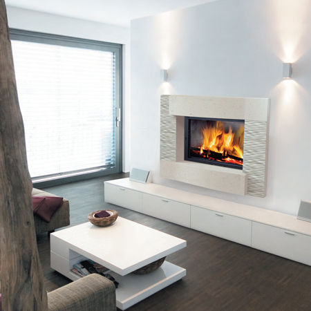 Wood-burning fireplace - GRAPHE - BRISACH SAS - built-in / Single-sided / closed hearth