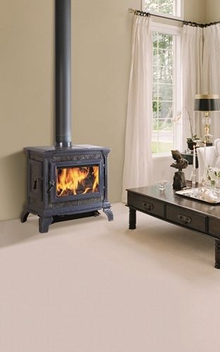 Wood heating stove - MANSART  - BRISACH SAS - 10 kW...20 kW / traditional / stone