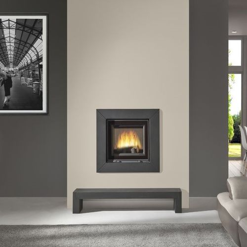 Wood-burning fireplace - ZEN - Cheminées de Chazelles - multi-fuel / pellet / gas