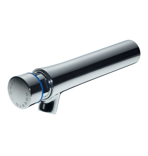 Washbasin single tap - NEO® : 66020 - PRESTO - wall-mounted / self-closing / chrome-plated brass