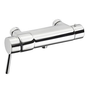 Shower mixer tap - 75112 - PRESTO - wall-mounted / metal / thermostatic