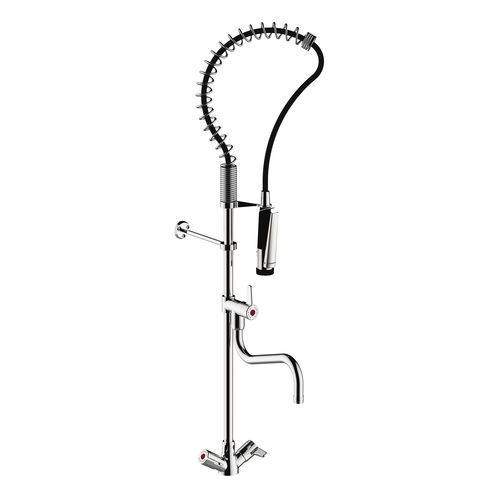 Countertop double-handle mixer tap - CHEF&reg; 70820 - PRESTO - chrome-plated brass / kitchen / 1-hole