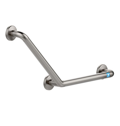 Stainless steel grab bar - 60324AV - PRESTO - corner / wall-mounted / commercial