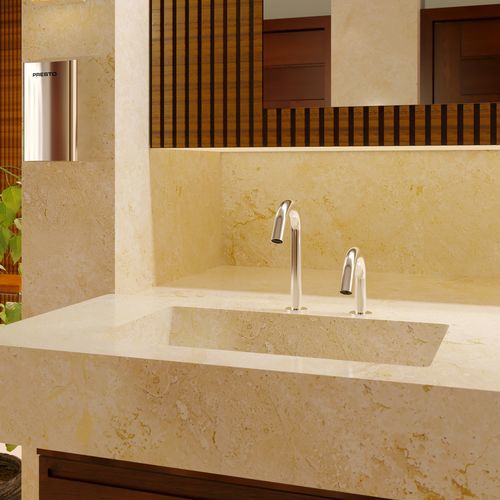 Washbasin single tap - SLIM - PRESTO - wall-mounted / deck mounted / electronic