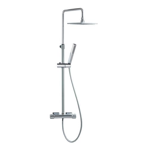Wall-mounted shower set - 265402RK250 - RAMON SOLER - contemporary / with hand shower / thermostatic