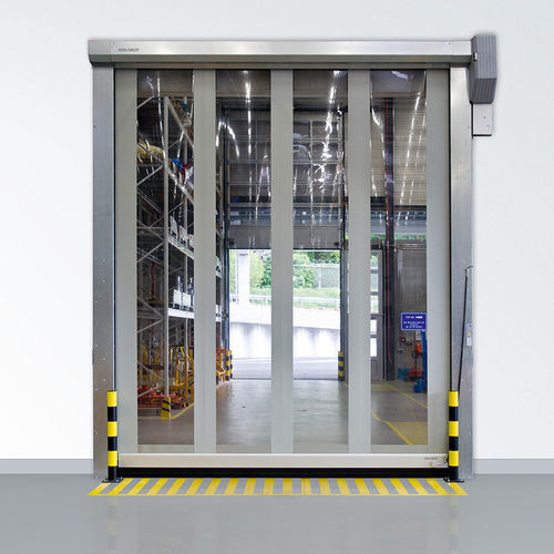 Roll-up industrial door - RR392 - ASSA ABLOY Entrance Systems - anodized aluminum / PVC / automatic
