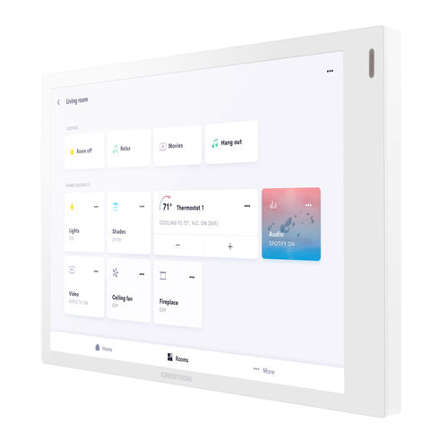 Home automation system touch screen - TSW-770R-W - CRESTRON - wall-mounted / wireless / digital display