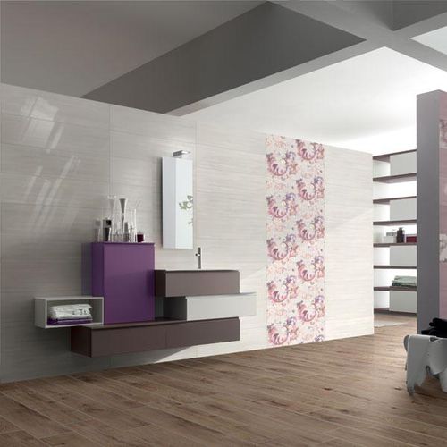 Porcelain stoneware tile - BON CHIC - Dado Ceramica - embossed / bathroom / wall