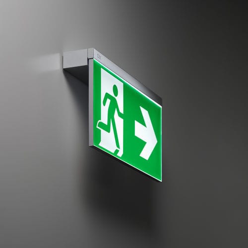 Ceiling emergency light - IKUS 220X110 - Daisalux - wall-mounted / hanging / rectangular