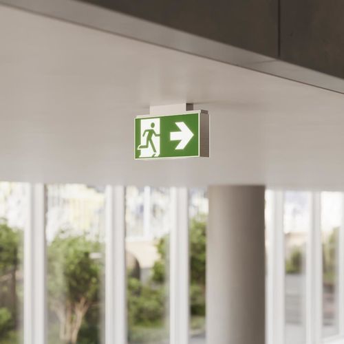 Wall-mounted emergency light - LISU - Daisalux - rectangular / LED / polycarbonate
