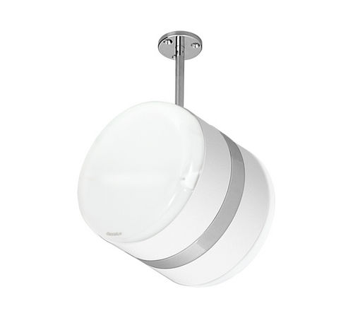 Hanging emergency light - LUNA-B - Daisalux - round / LED / polycarbonate
