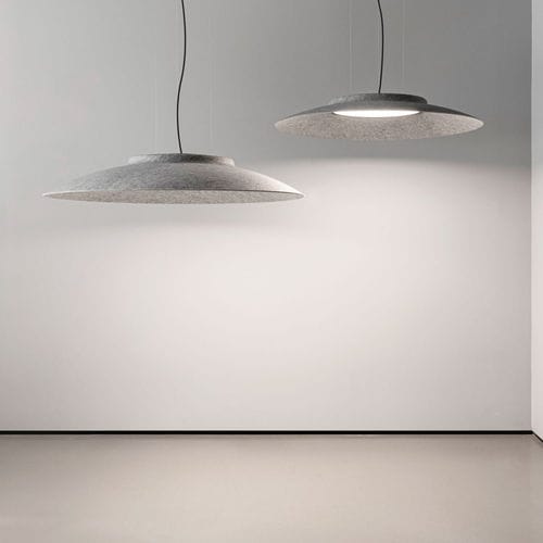 Pendant lamp - ZOOVER  - DELTA LIGHT - felt / contemporary / corded