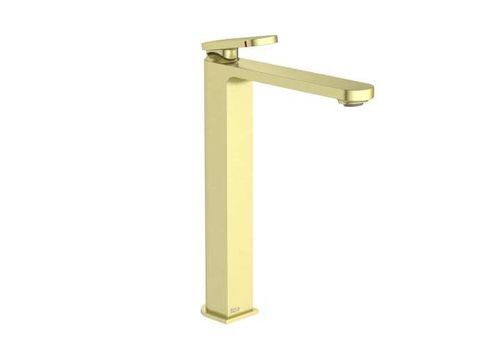 Washbasin mixer tap - KAY - ROCA - deck mounted / mechanical / brushed stainless steel