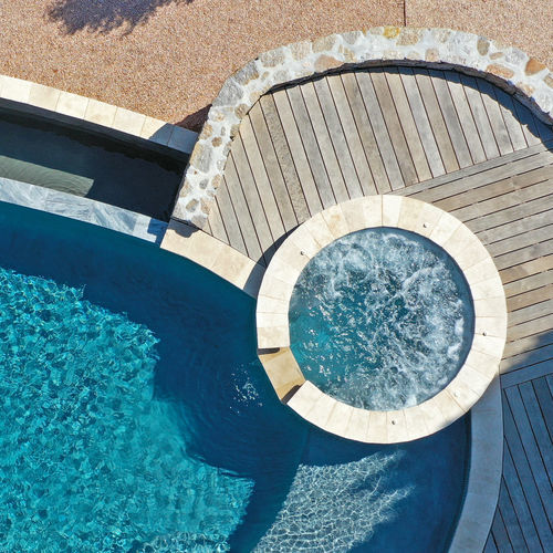 Built-in hot tub - Diffazur Piscines - square / rectangular / round