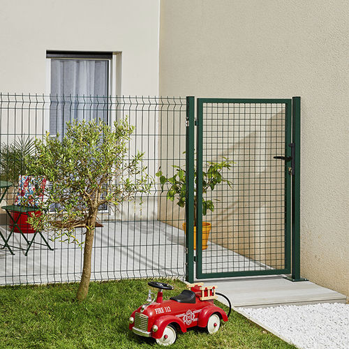 Galvanised steel garden gate - GARDEN + - DIRICKX - powder-coated steel