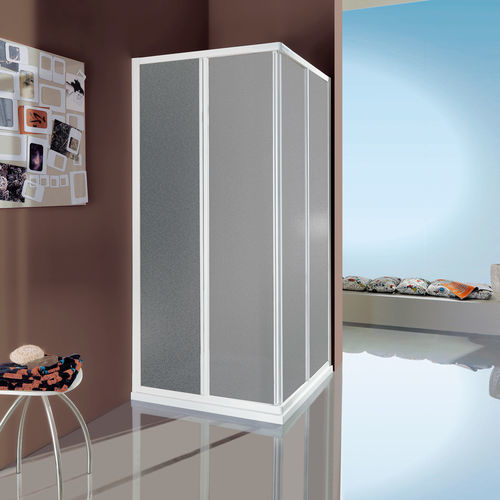 Sliding shower screen - COMPLETE SLIDING DOORS CORNER B2601 - SAMO - rectangular / corner / corner