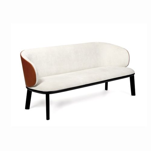 Contemporary sofa - PANAREA - Tisettanta - fabric / leather / with armrests