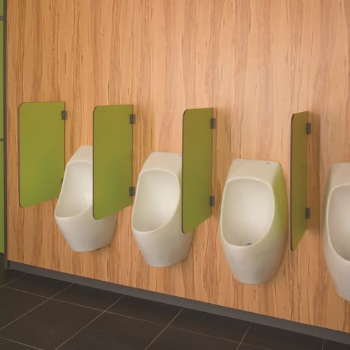 Ceramic urinal - URIMAT - SANITEC - PAREO - wall-mounted / waterless / for public washroom