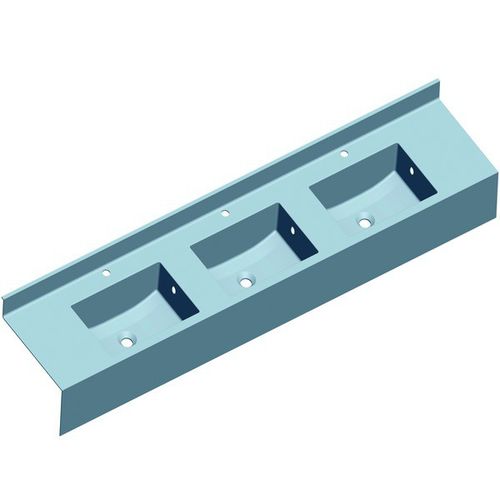Resin vanity top - SANIVASQUE 2200 - SANITEC - PAREO - fiberglass / professional