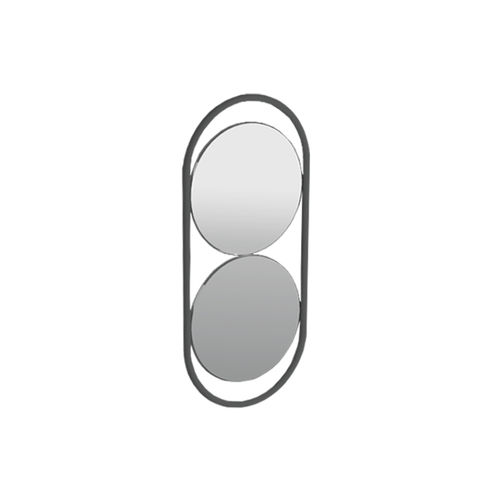 Wall-mounted bathroom mirror - WAS 01 - SIMAS ACQUA SPACE - contemporary / round / metal